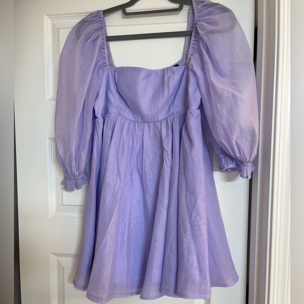 ✨Puff sleeve boutique dress✨